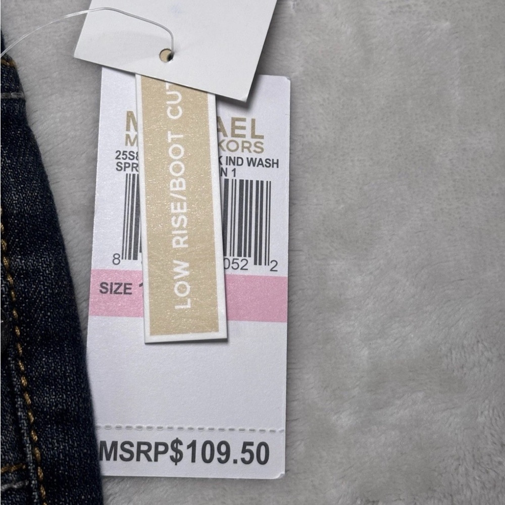 Michael Kors Dark Blue Women’s Jeans Flare Jeans Size 10 - Picture 4 of 7